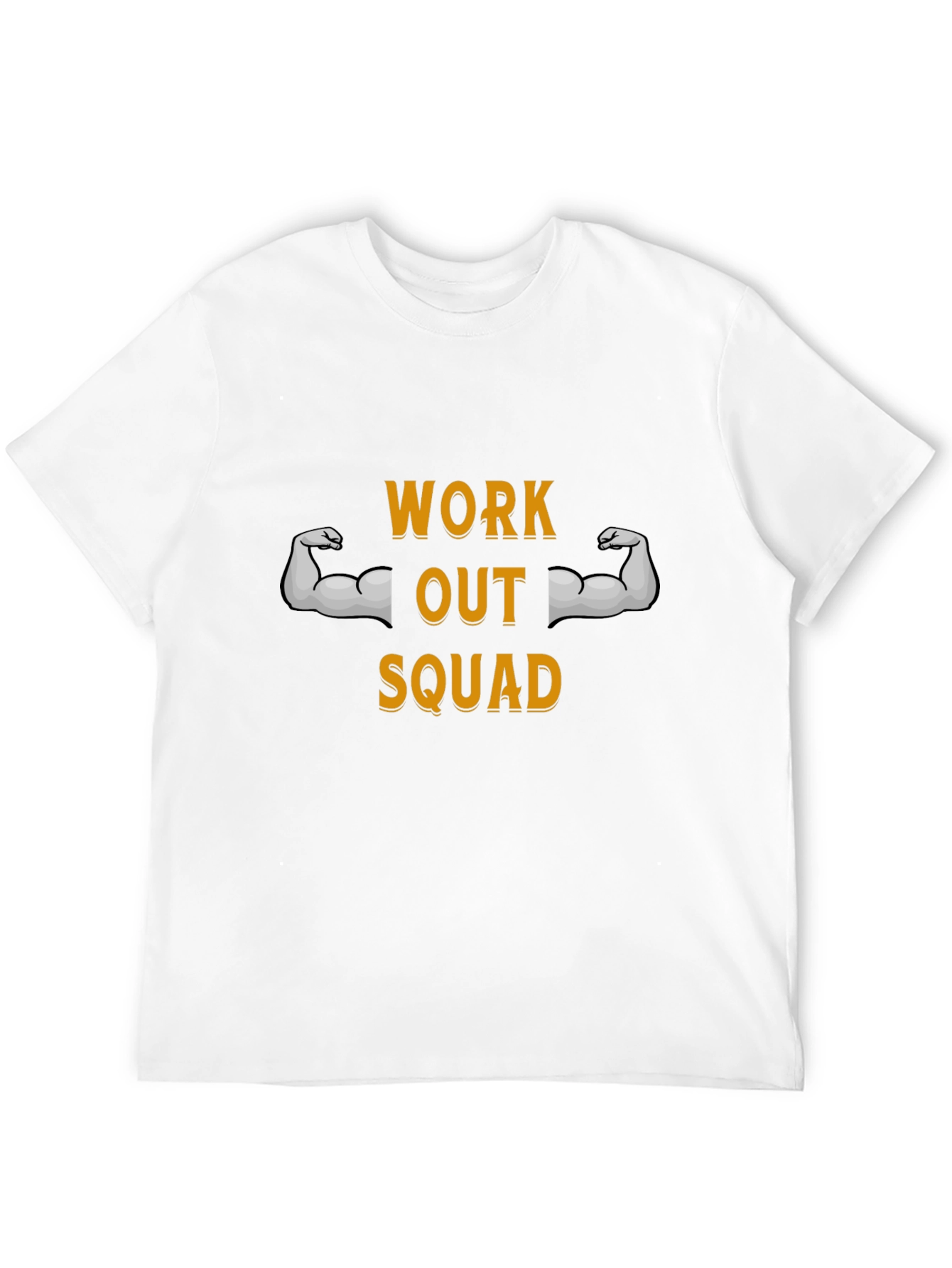 Work Out Squad Tee - Black Graphic T-Shirt