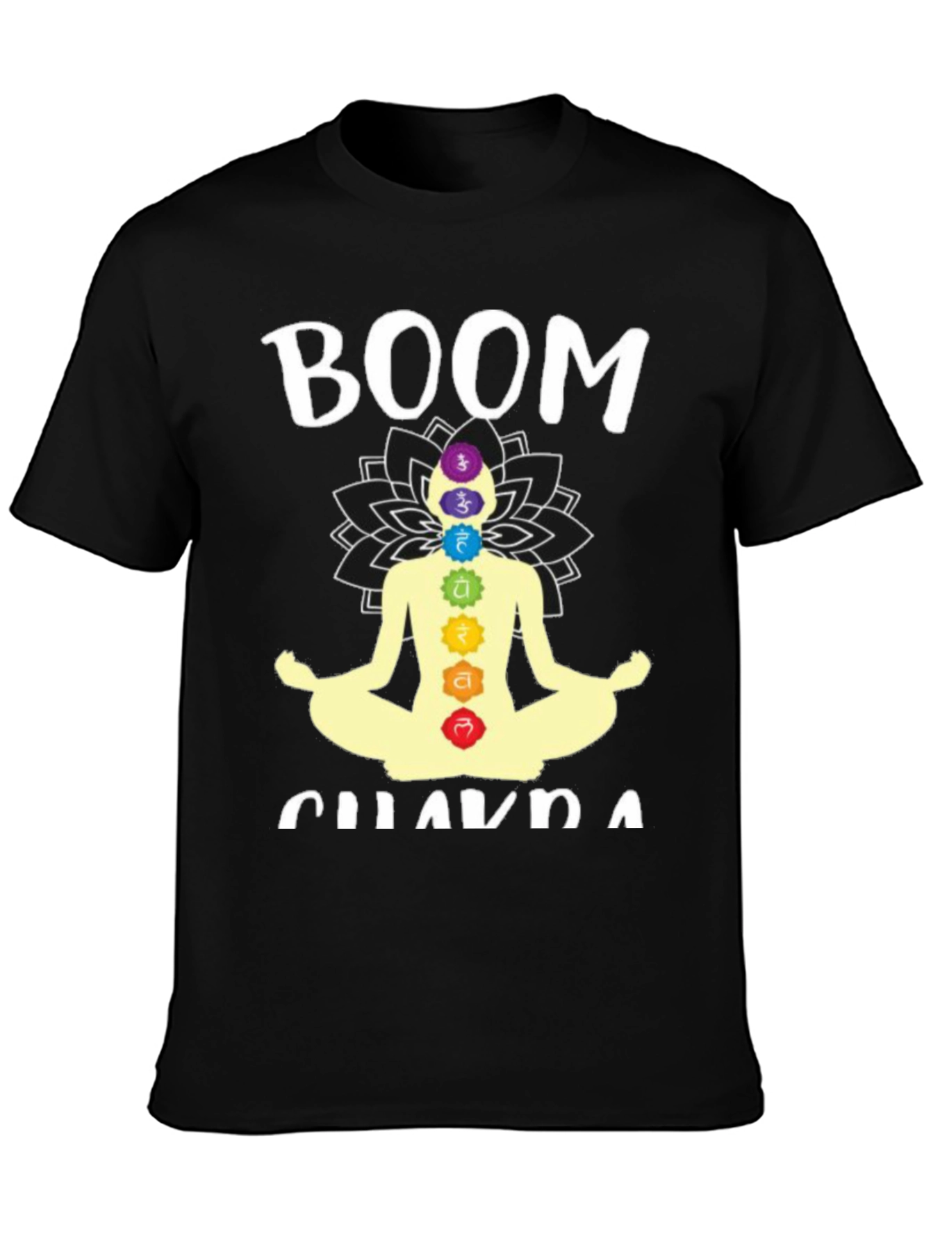 Boom Chakra T-Shirt - Meditating Yoga Tee