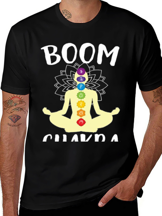 Boom Chakra T-Shirt - Meditating Yoga Tee
