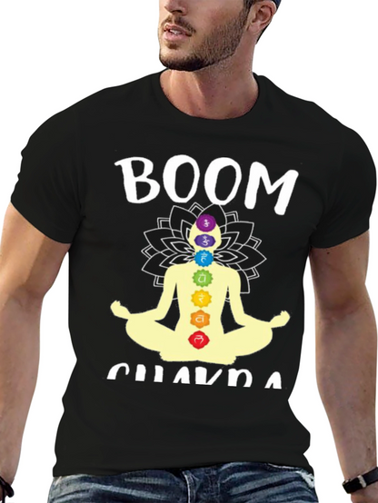 Boom Chakra T-Shirt - Meditating Yoga Tee