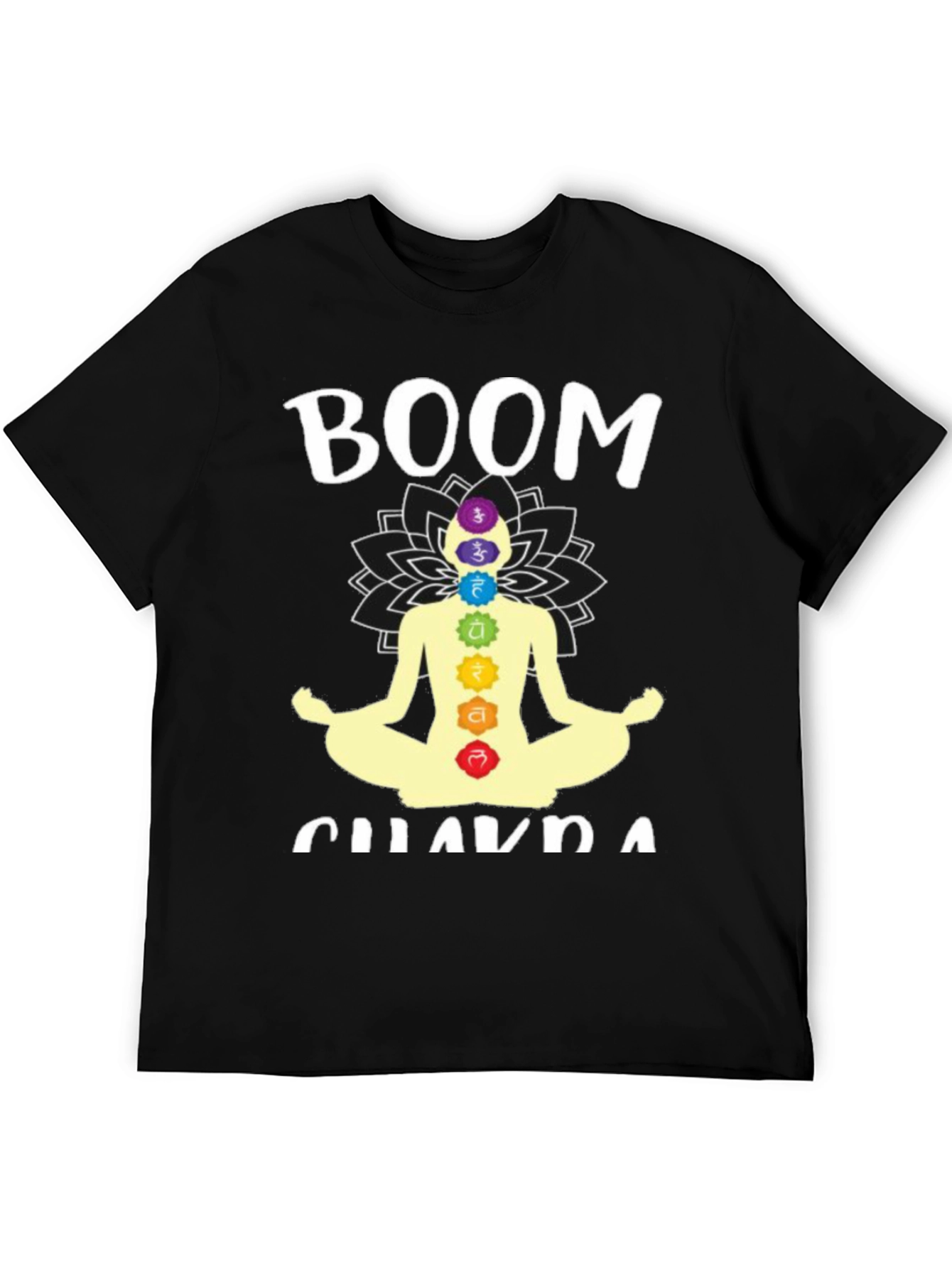 Boom Chakra T-Shirt - Meditating Yoga Tee