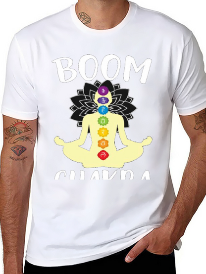 Boom Chakra T-Shirt - Meditating Yoga Tee
