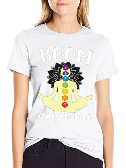 Boom Chakra T-Shirt - Meditating Yoga Tee