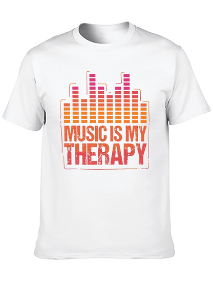 Music Therapy T-Shirt - Graphic Print