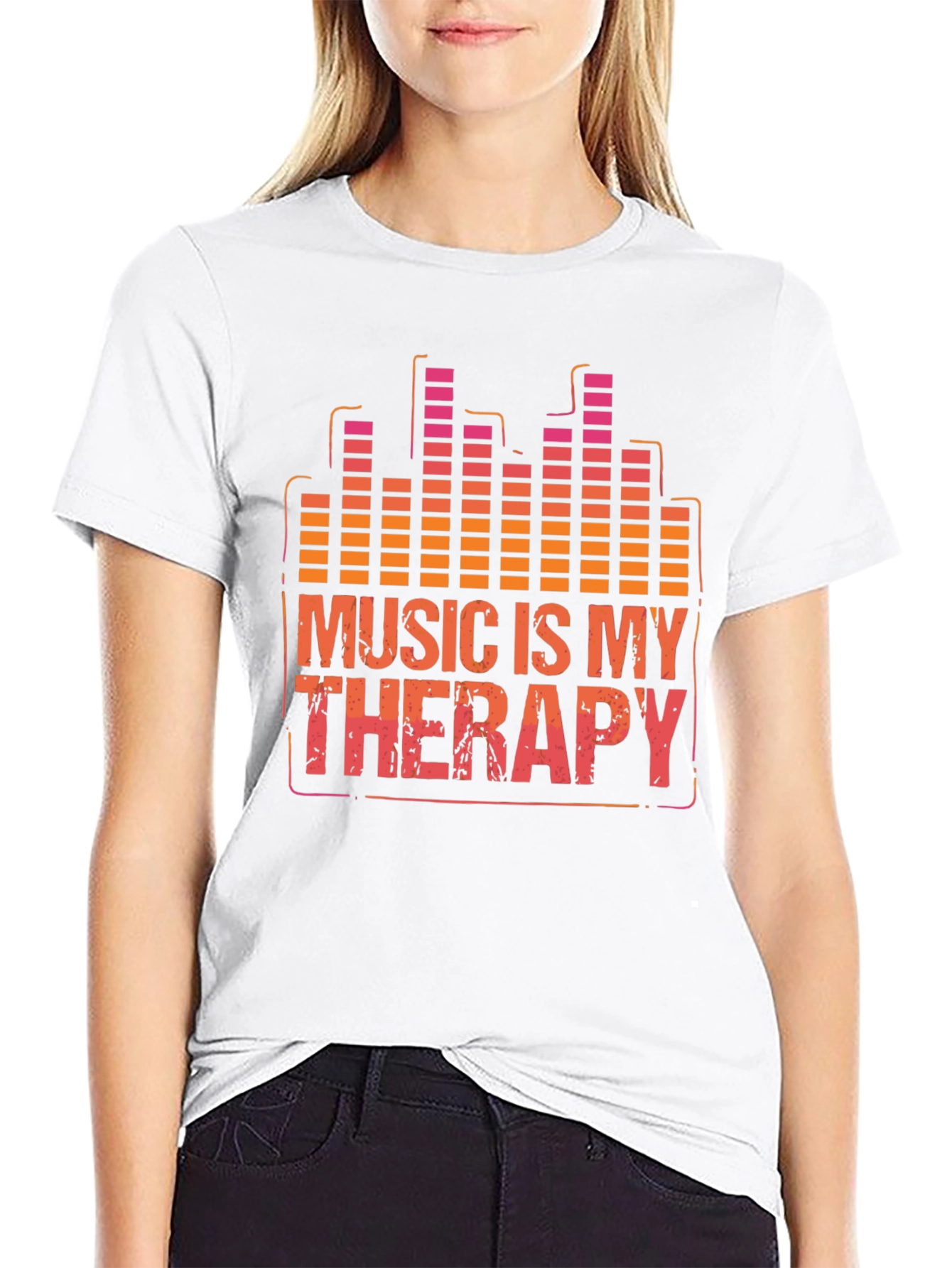 Music Therapy T-Shirt - Graphic Print