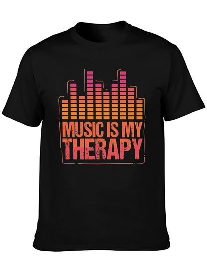 Music Therapy T-Shirt - Graphic Print