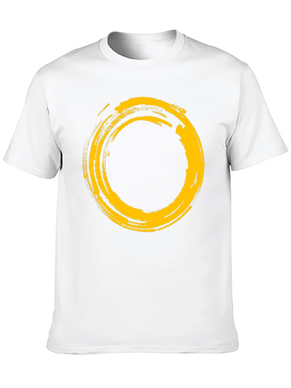 Zen Circle Graphic Tee - Soft Cotton Blend
