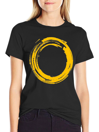 Zen Circle Graphic Tee - Soft Cotton Blend