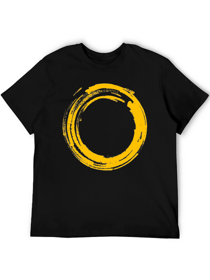 Zen Circle Graphic Tee - Soft Cotton Blend