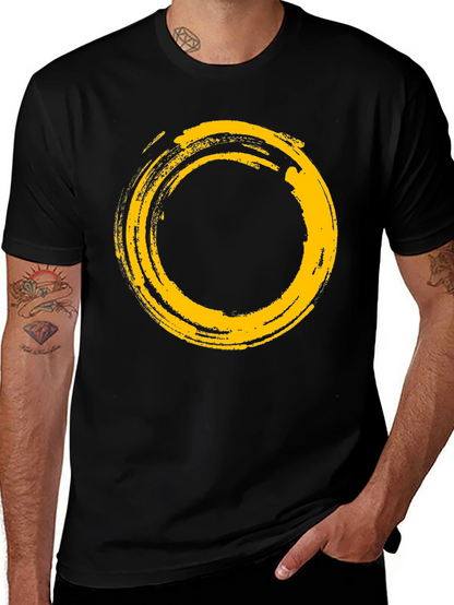 Zen Circle Graphic Tee - Soft Cotton Blend