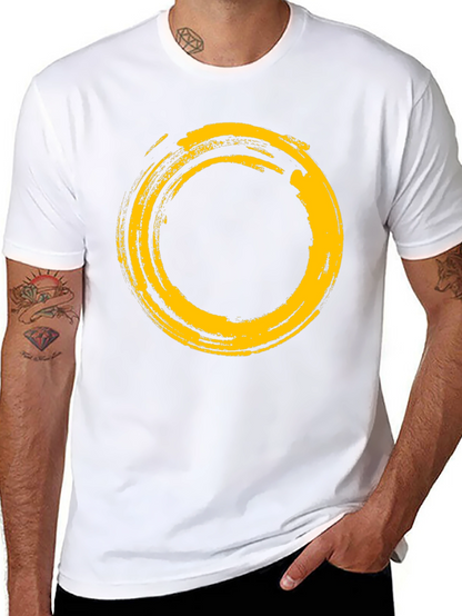 Zen Circle Graphic Tee - Soft Cotton Blend