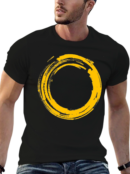 Zen Circle Graphic Tee - Soft Cotton Blend