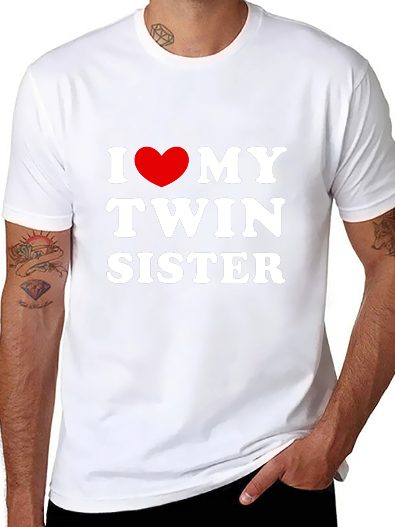 I Love My Twin Sister T-Shirt