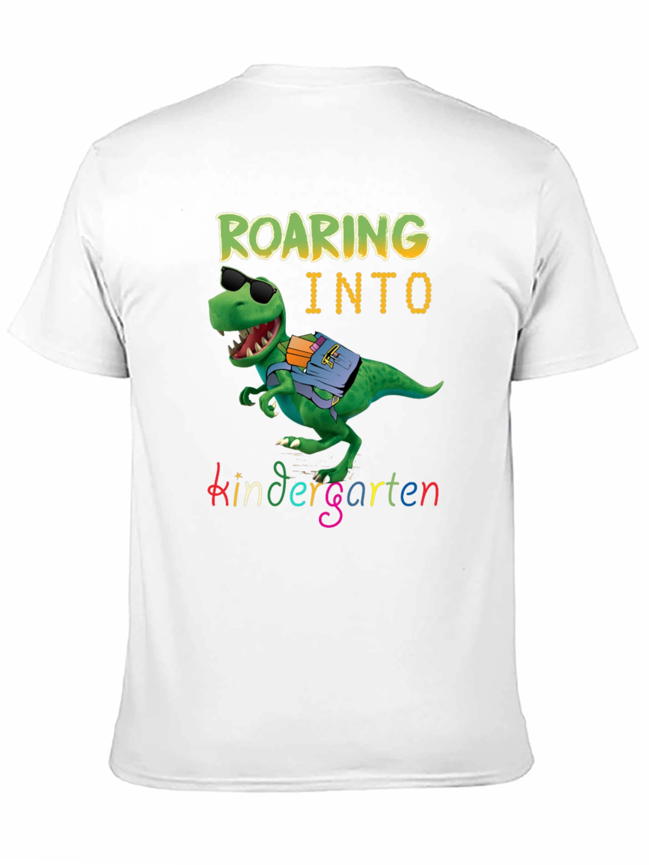 Roaring into Kindergarten Dinosaur T-Shirt