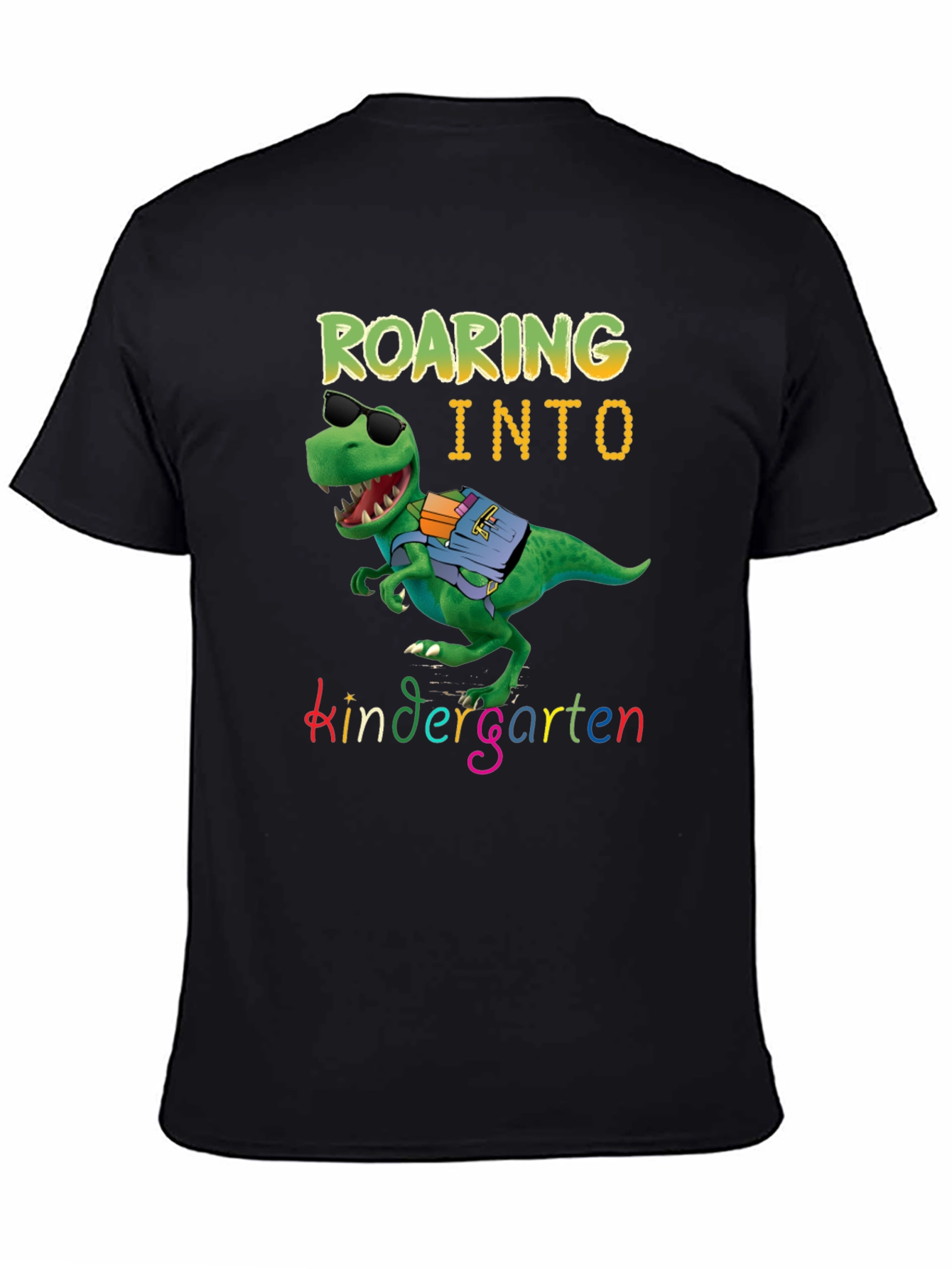 Roaring into Kindergarten Dinosaur T-Shirt