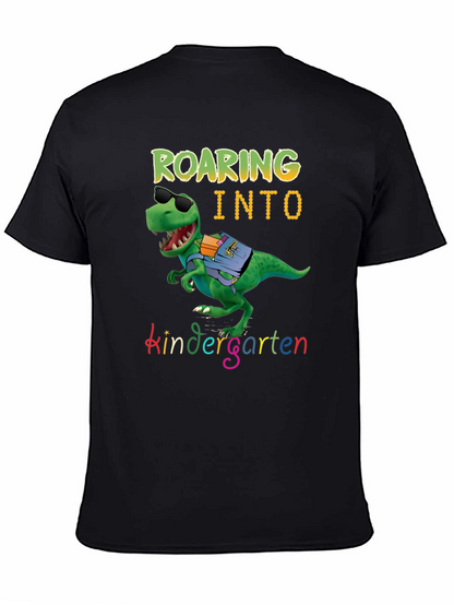 Roaring into Kindergarten Dinosaur T-Shirt