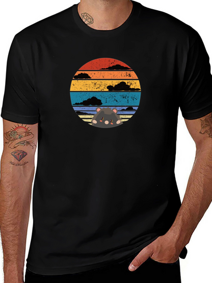 Sunset Hamster T-Shirt
