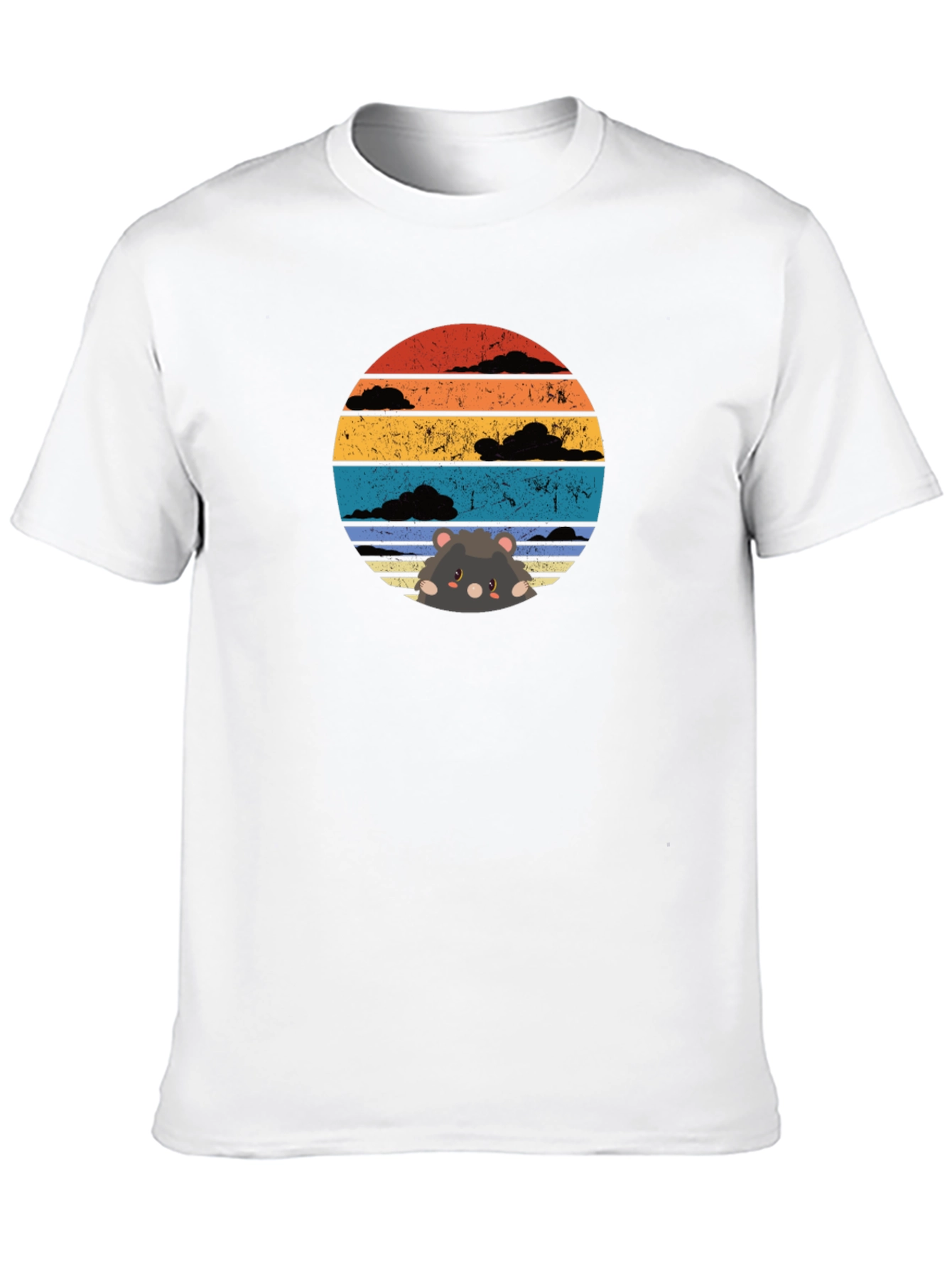 Sunset Hamster T-Shirt