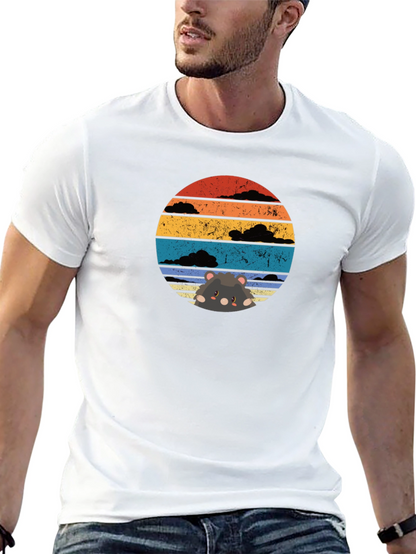 Sunset Hamster T-Shirt