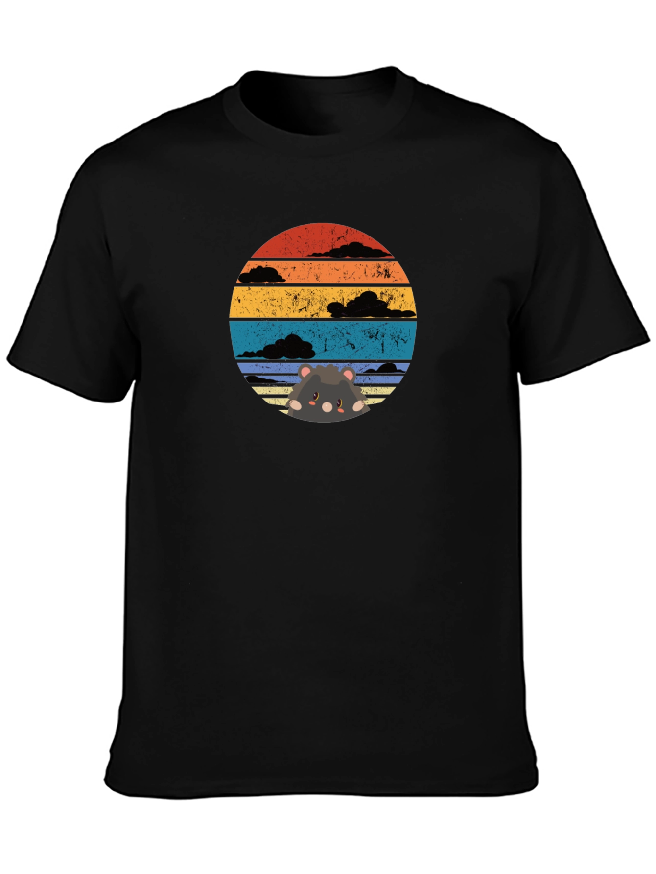 Sunset Hamster T-Shirt