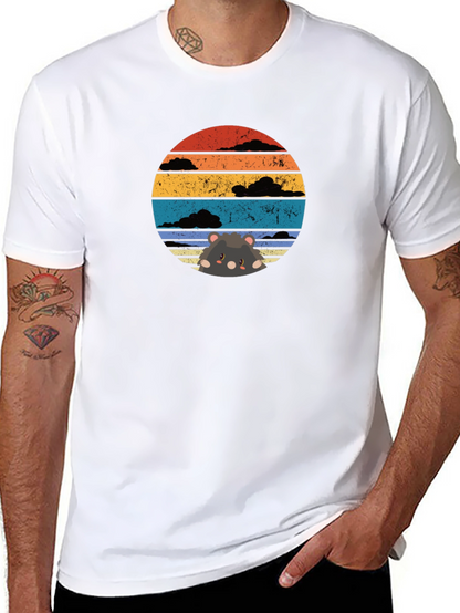Sunset Hamster T-Shirt