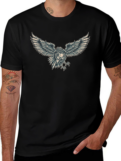 Eagle Graphic Black T-Shirt