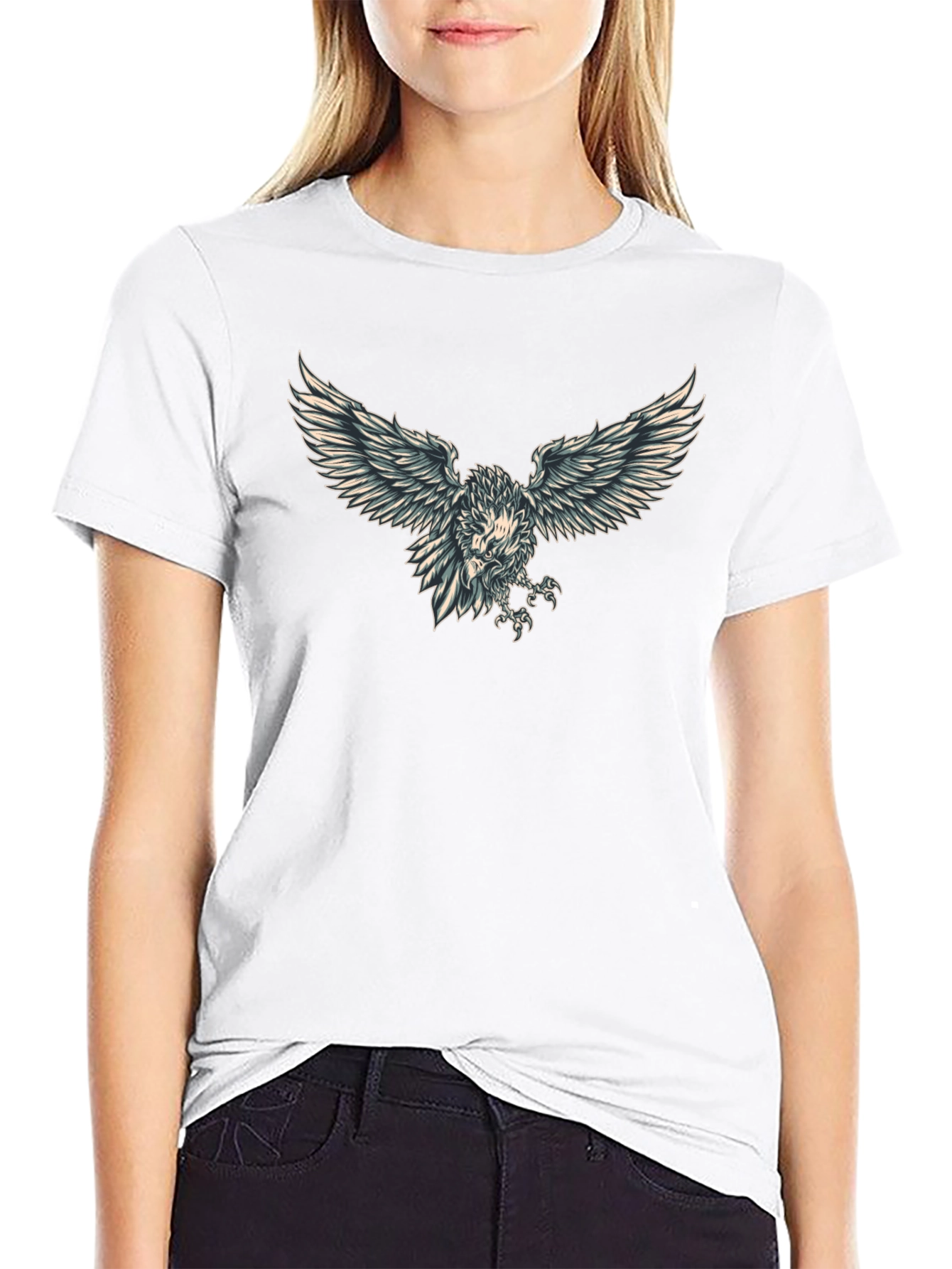 Eagle Graphic Black T-Shirt