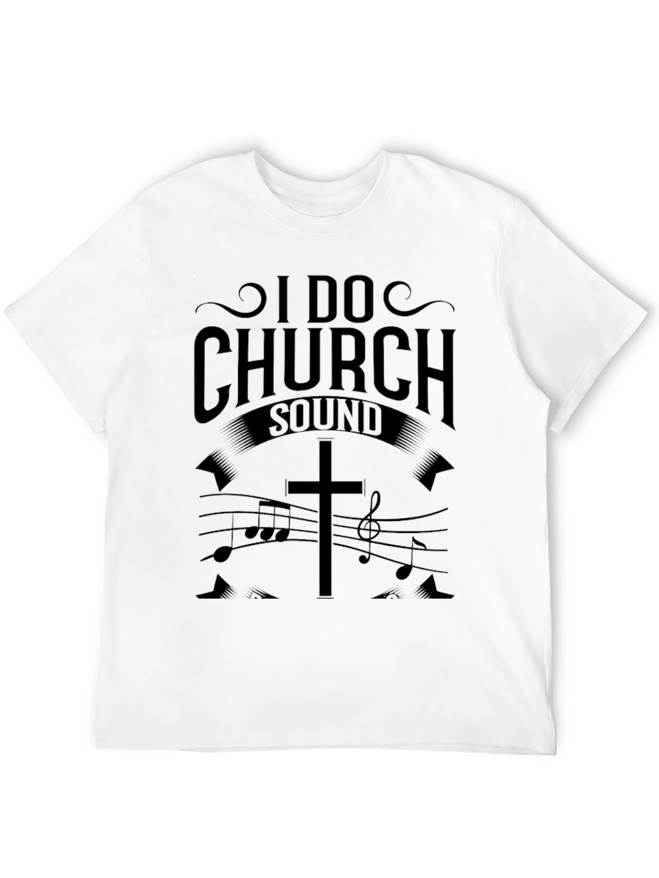 I Do Church Sound Black T-Shirt