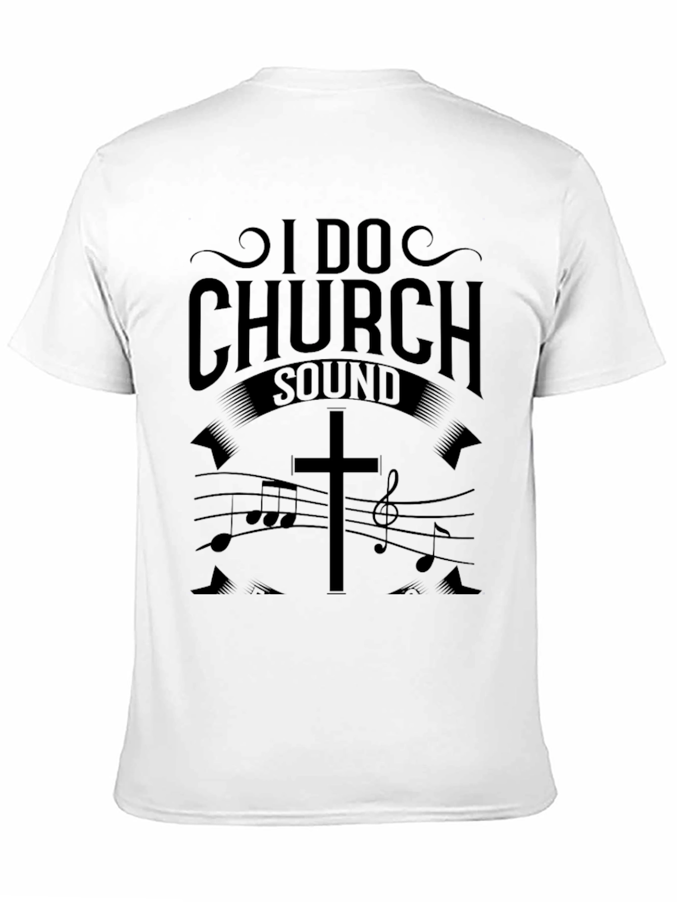 I Do Church Sound Black T-Shirt