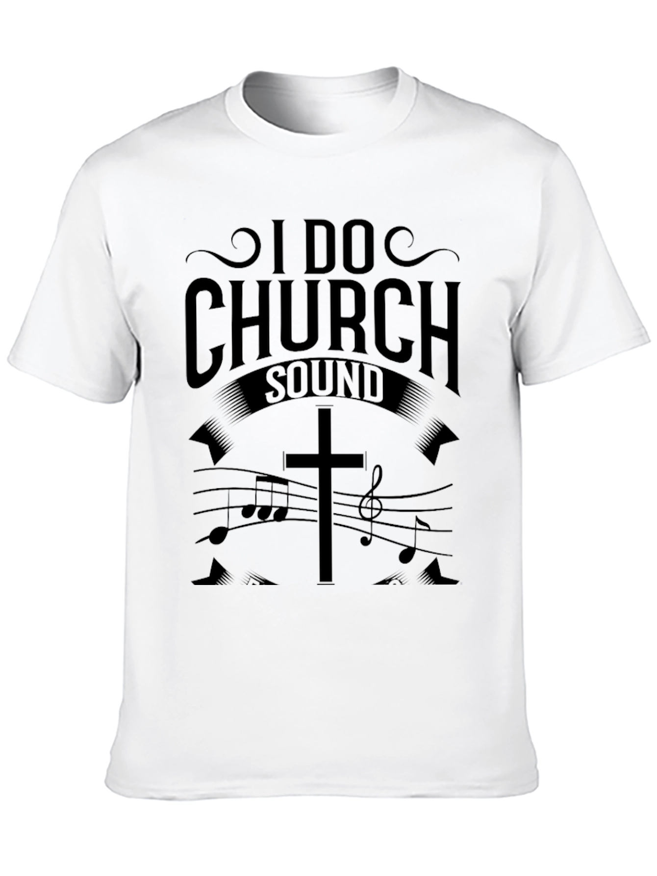I Do Church Sound Black T-Shirt