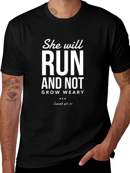 She Will Run Christian T-Shirt