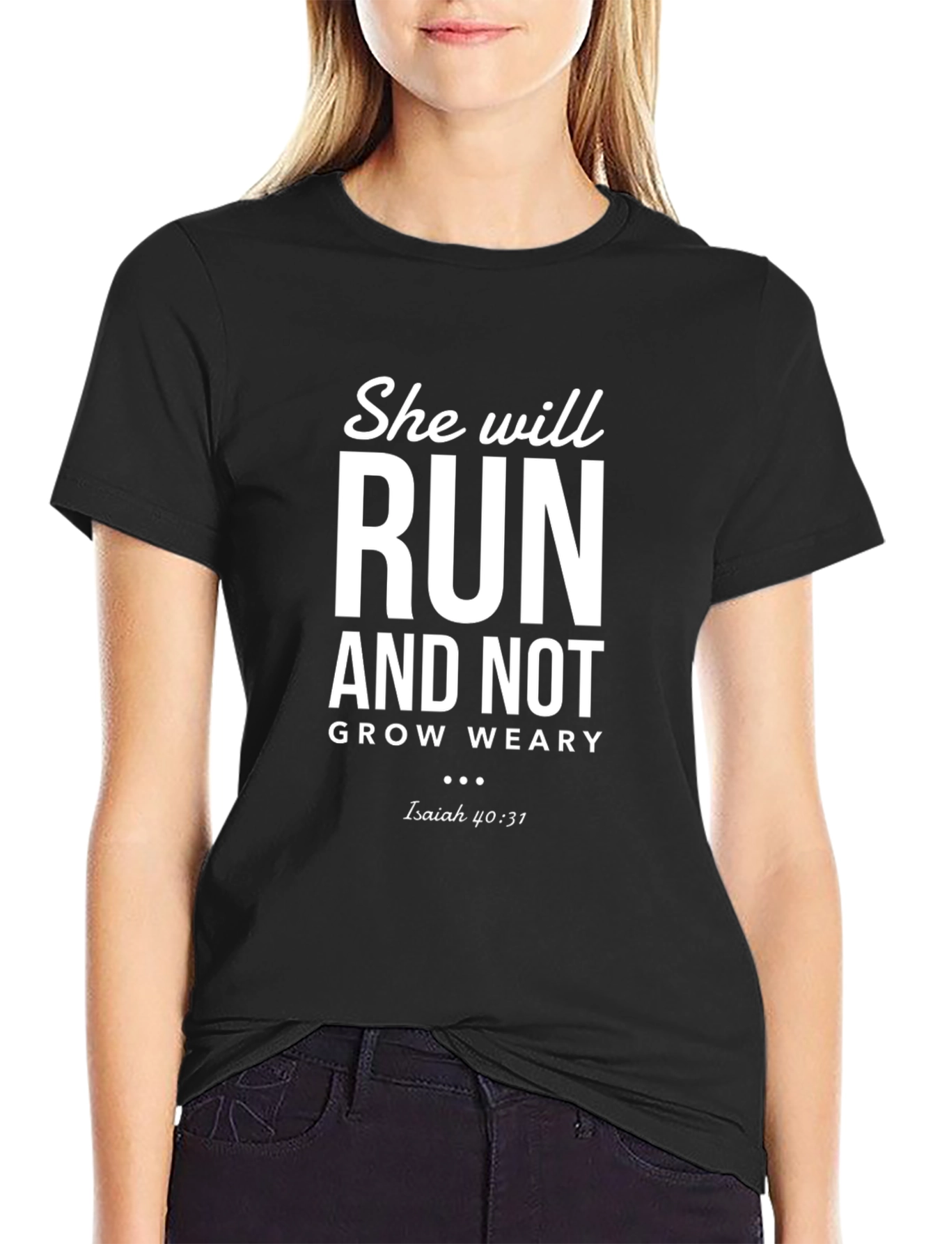 She Will Run Christian T-Shirt
