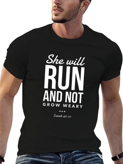 She Will Run Christian T-Shirt