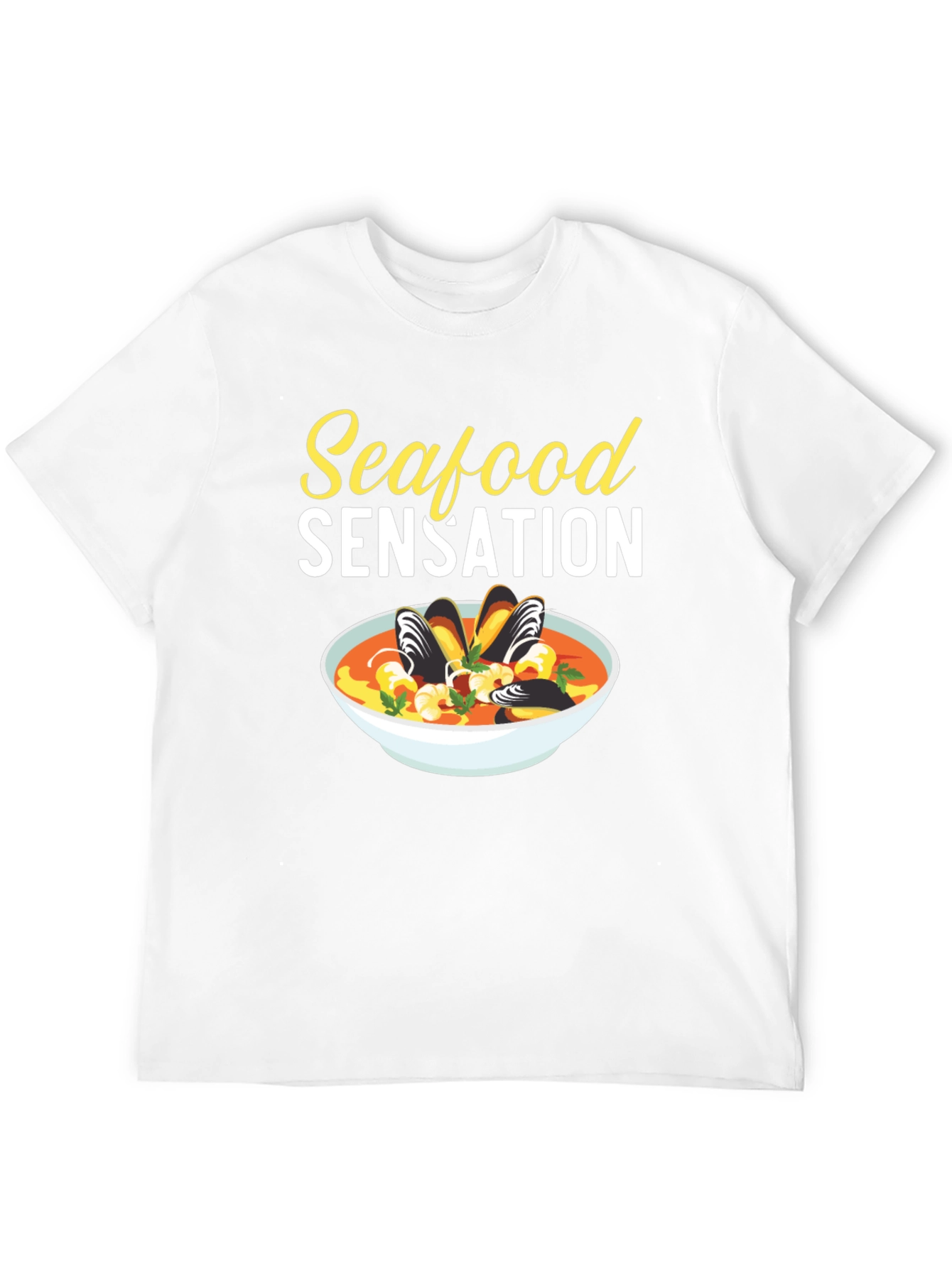 Seafood Sensation T-Shirt - Foodie Tee