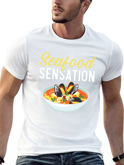 Seafood Sensation T-Shirt - Foodie Tee