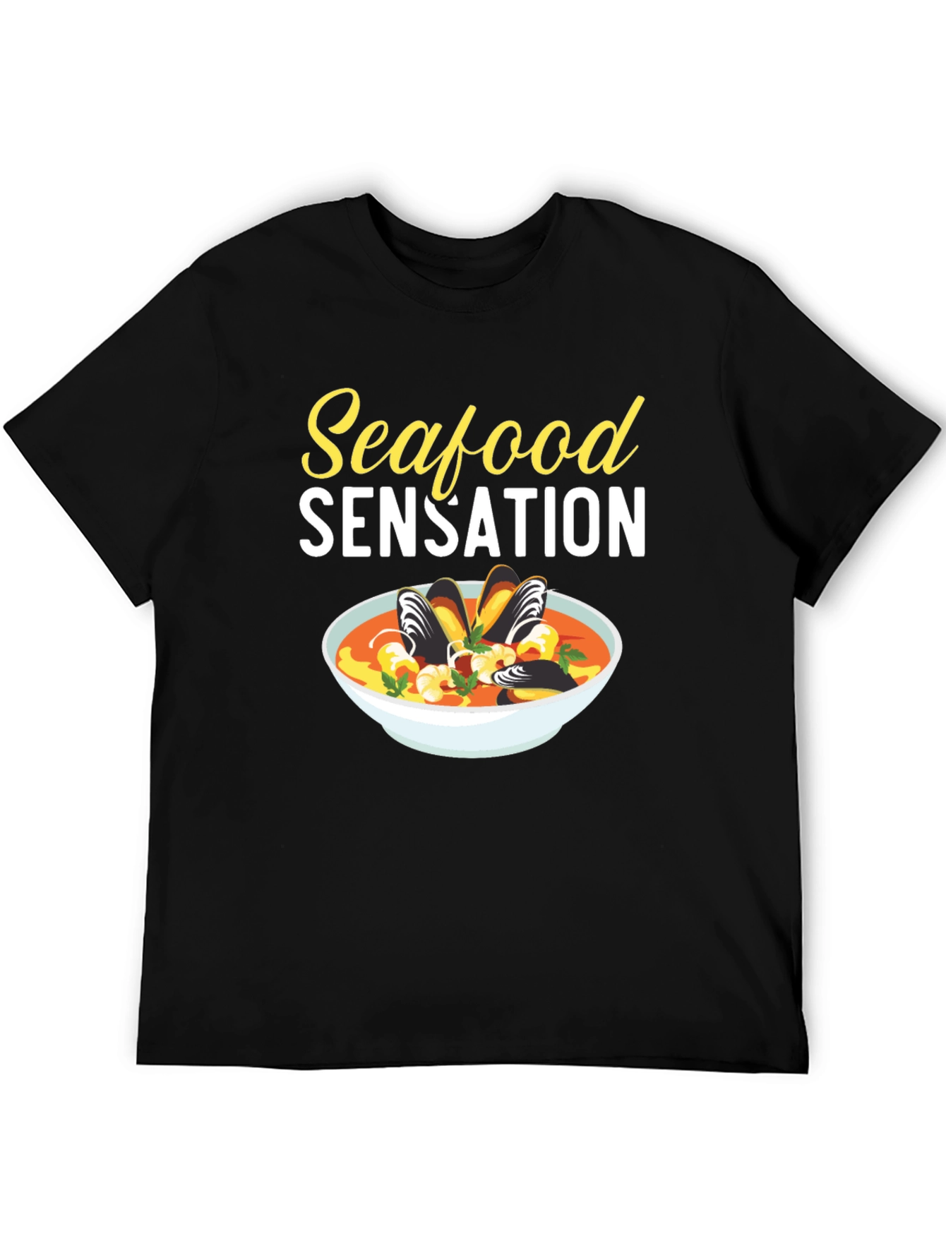 Seafood Sensation T-Shirt - Foodie Tee