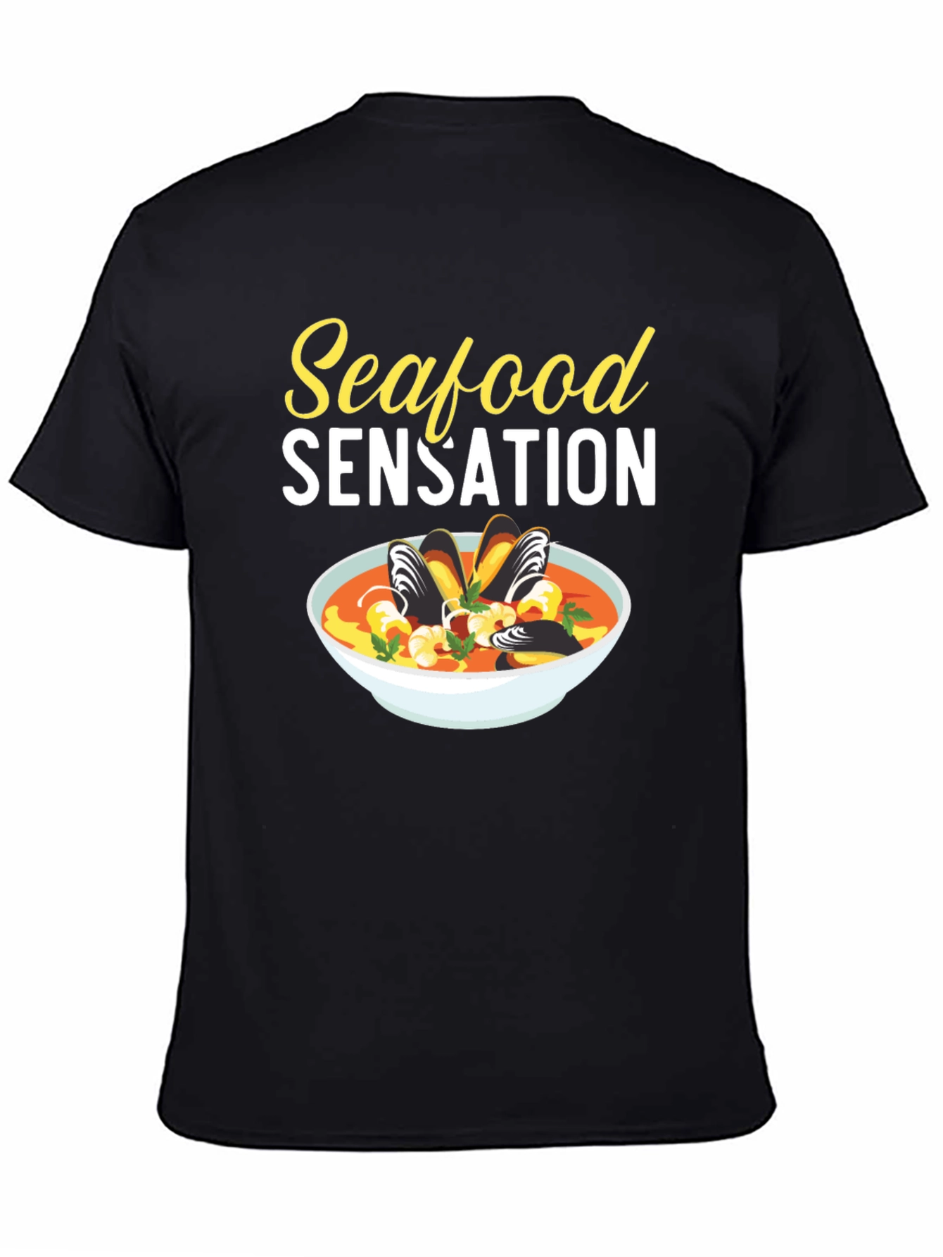 Seafood Sensation T-Shirt - Foodie Tee