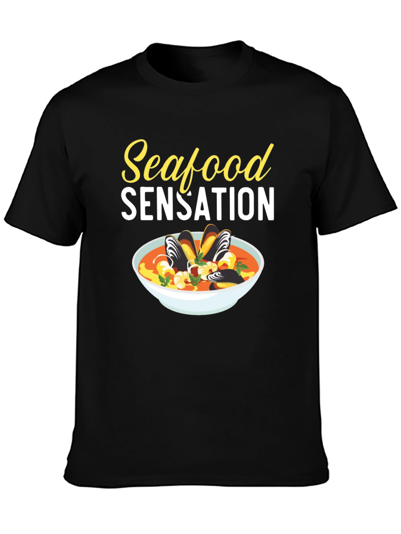 Seafood Sensation T-Shirt - Foodie Tee
