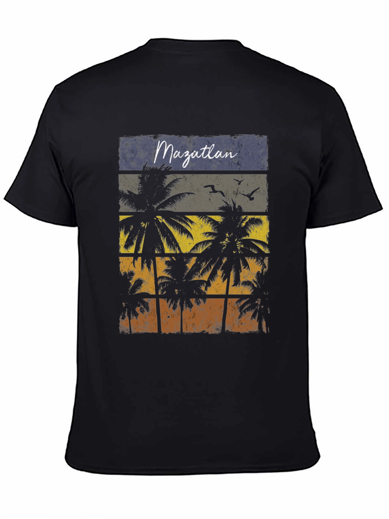 Mazatlan Palm Tree Graphic T-Shirt