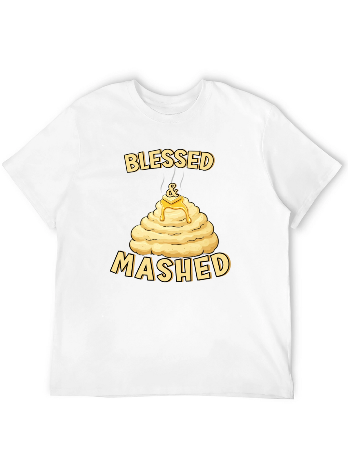 Blessed and Mashed T-Shirt Funny Thanksgiving Tee