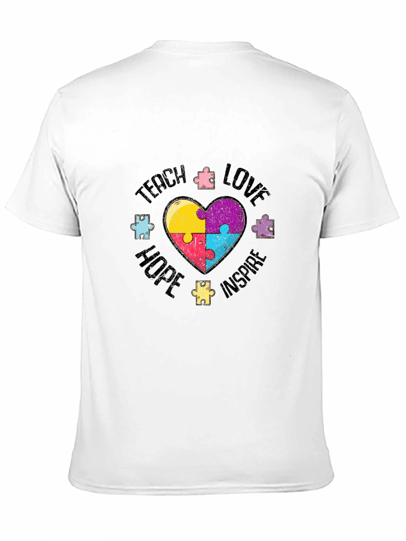 Teach Love Hope Autism Awareness T-Shirt