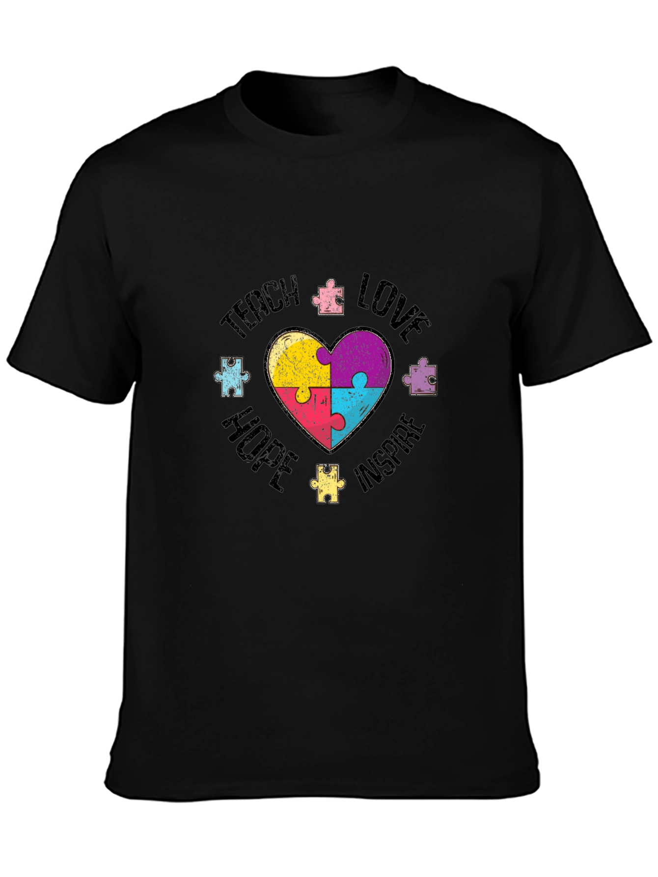 Teach Love Hope Autism Awareness T-Shirt