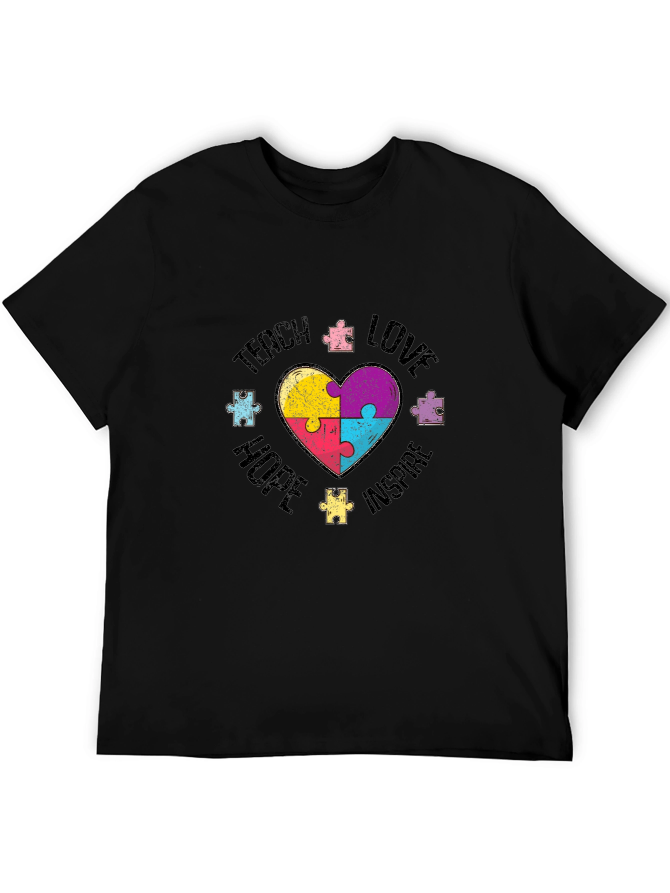 Teach Love Hope Autism Awareness T-Shirt
