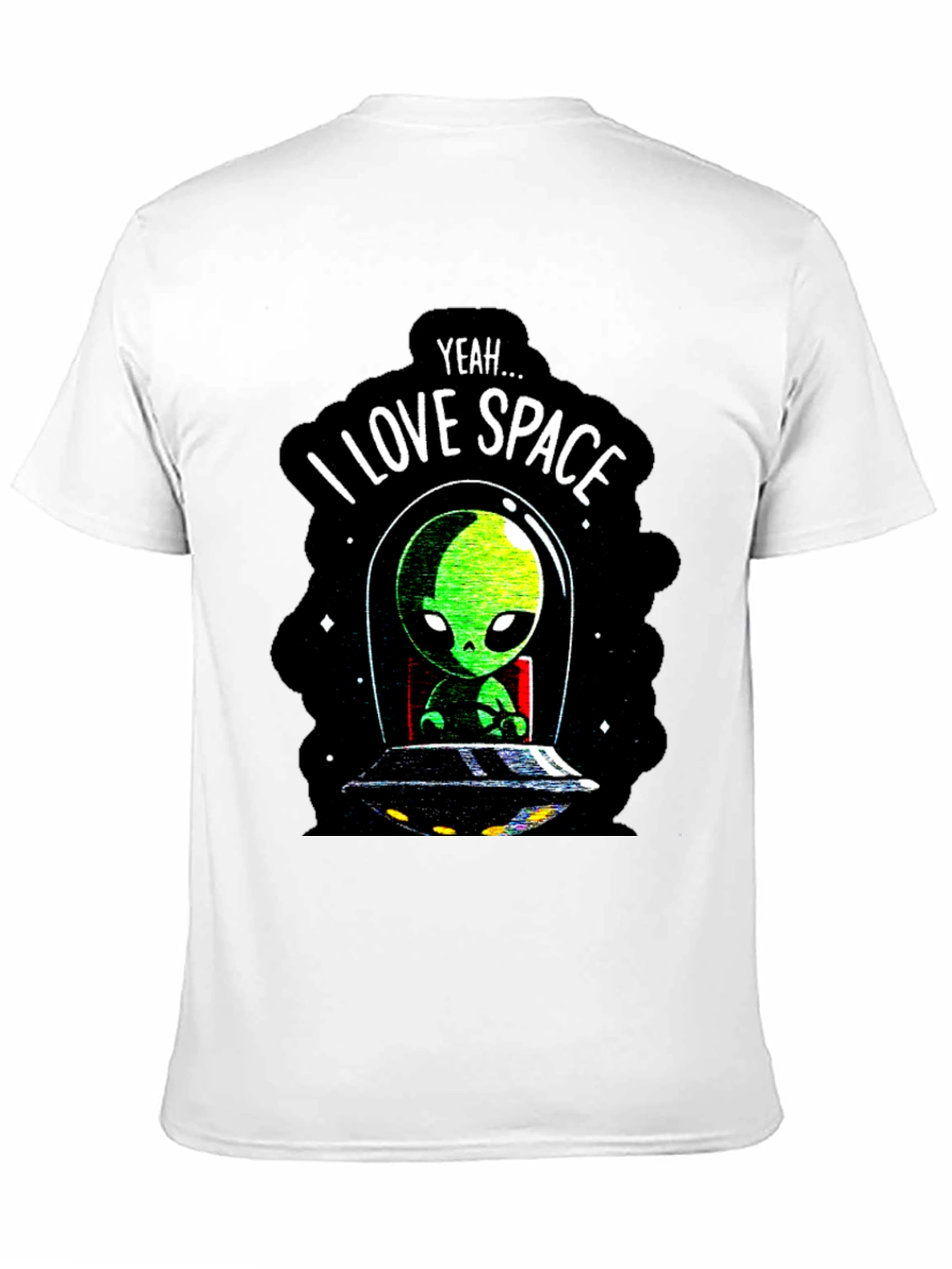 I Love Space Alien T-Shirt