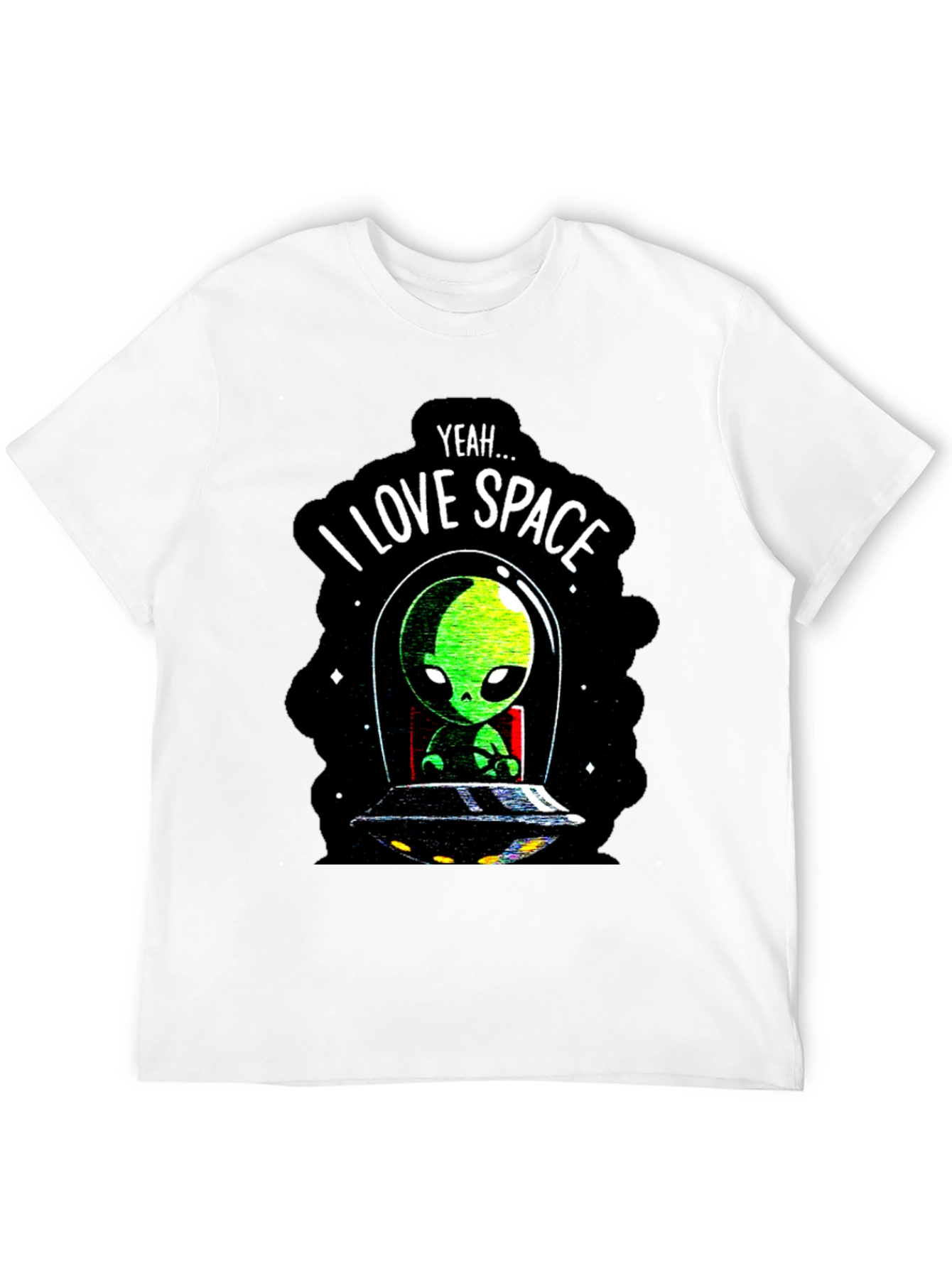 I Love Space Alien T-Shirt