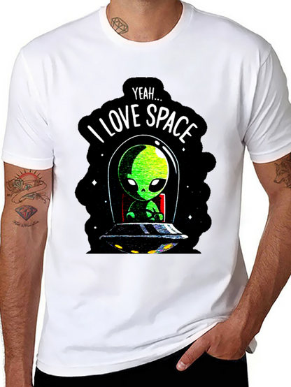 I Love Space Alien T-Shirt