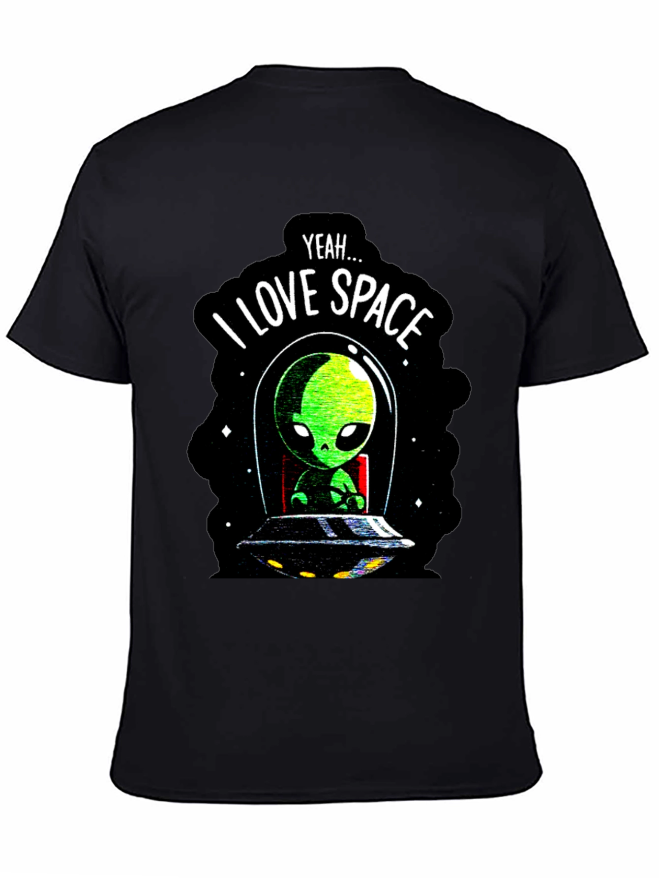 I Love Space Alien T-Shirt