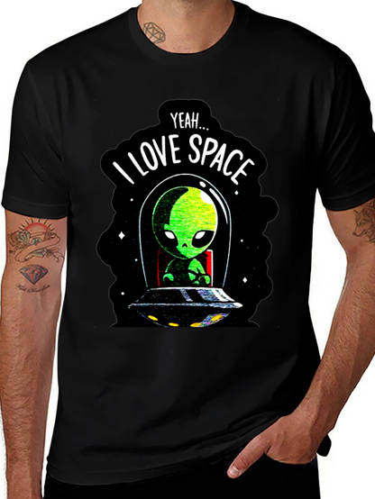 I Love Space Alien T-Shirt