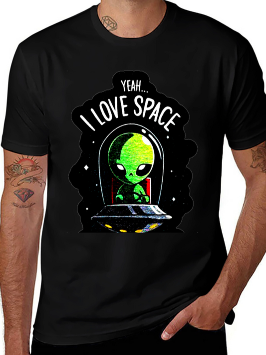 I Love Space Alien T-Shirt