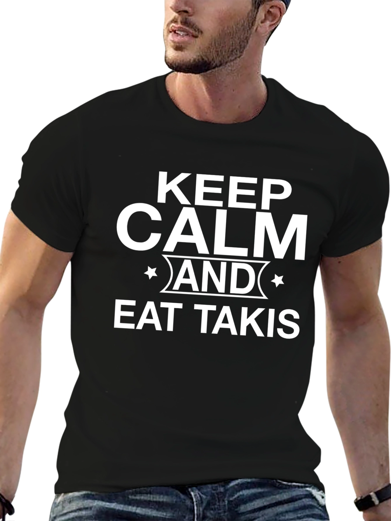 Keep Calm & Eat Takis - Novelty Graphic T-Shirt